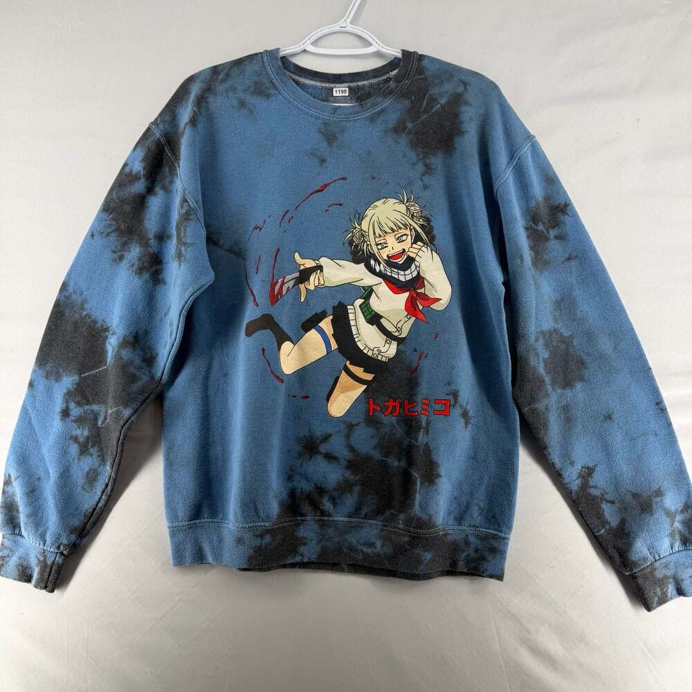 1198 M - My Hero Academia League of Villains Himiko Toga Tie-Dye Pullover